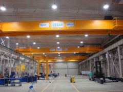 双梁行吊的防风锚定装置